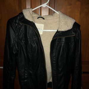 Leather jacket from Forever 21